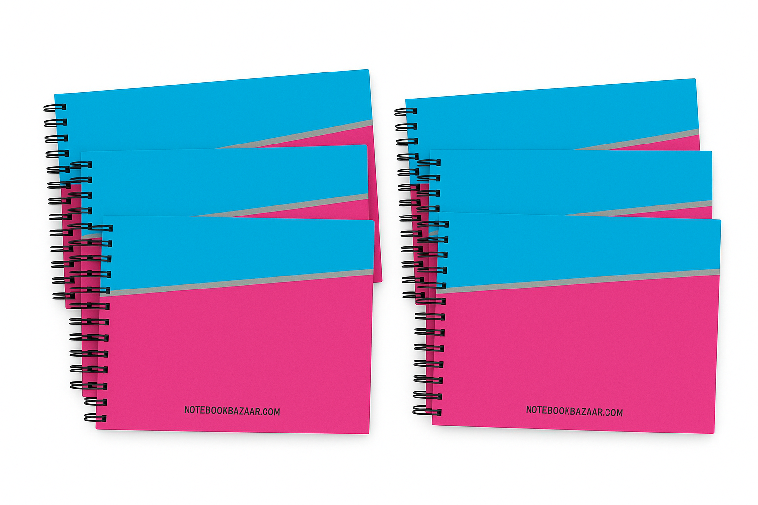 Plain Sketch Book A3 Size 36 Pages Pack of 6 Notebooks